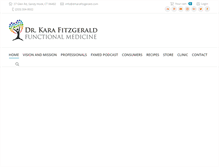 Tablet Screenshot of drkarafitzgerald.com